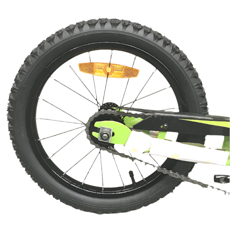 40cm Wheel Green & Black Moto X Bike Training Wheels KZ250 Motorcross NEW