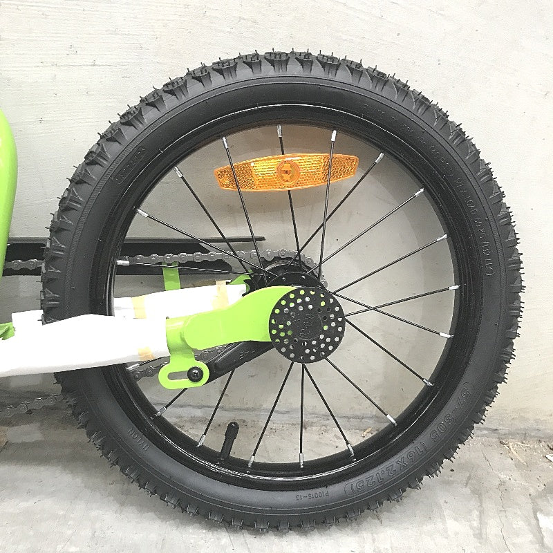 40cm Wheel Green & Black Moto X Bike Training Wheels KZ250 Motorcross NEW