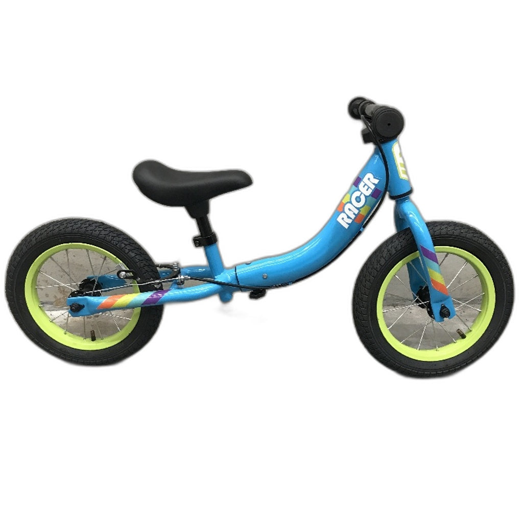 Kids Racer Balance Bike Blue 30cm Wheels Steel Frame NEW