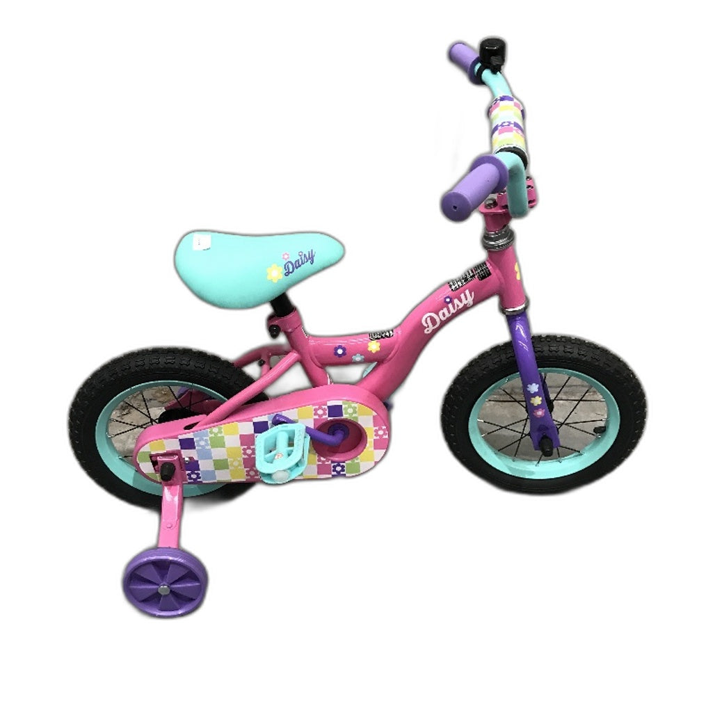 Daisy Bike 30cm Wheels Removeable Training Wheels Adjustable Seat Assembled NEW