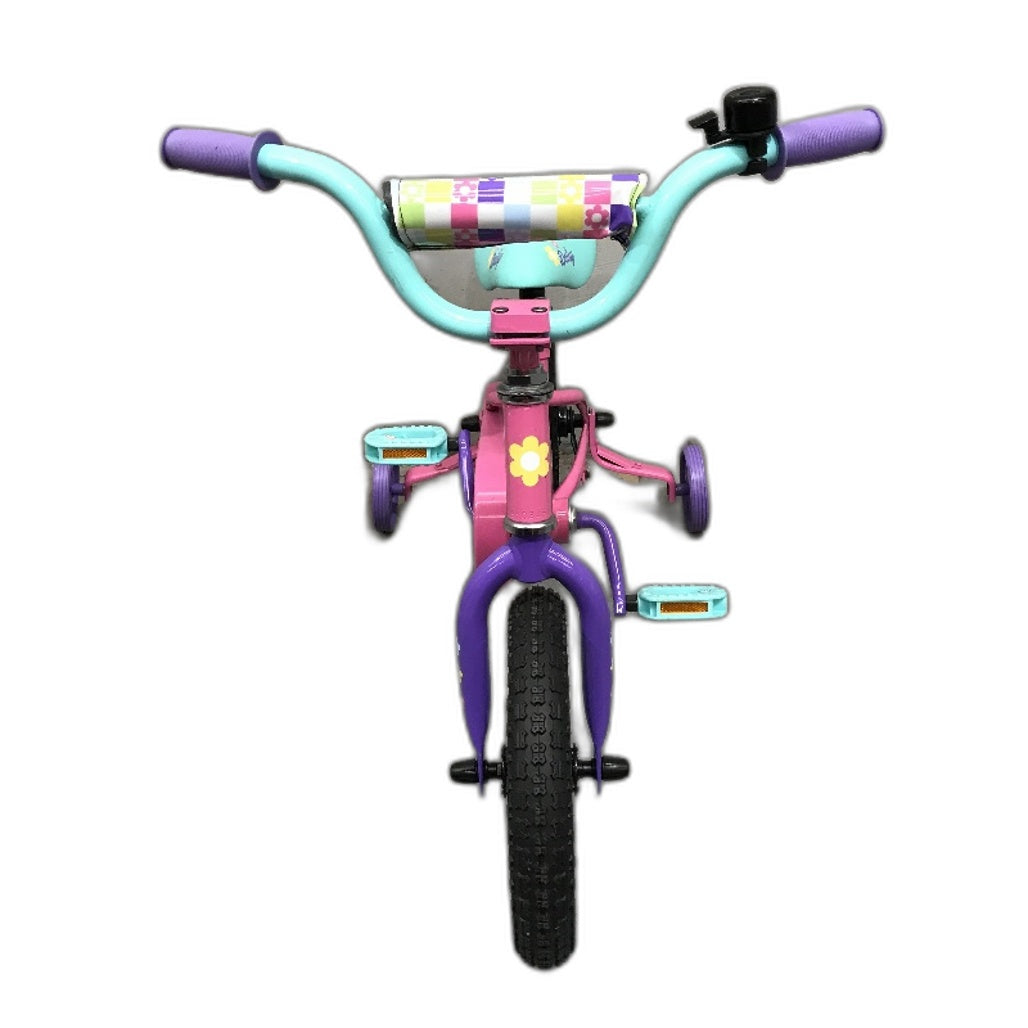 Daisy Bike 30cm Wheels Removeable Training Wheels Adjustable Seat Assembled NEW