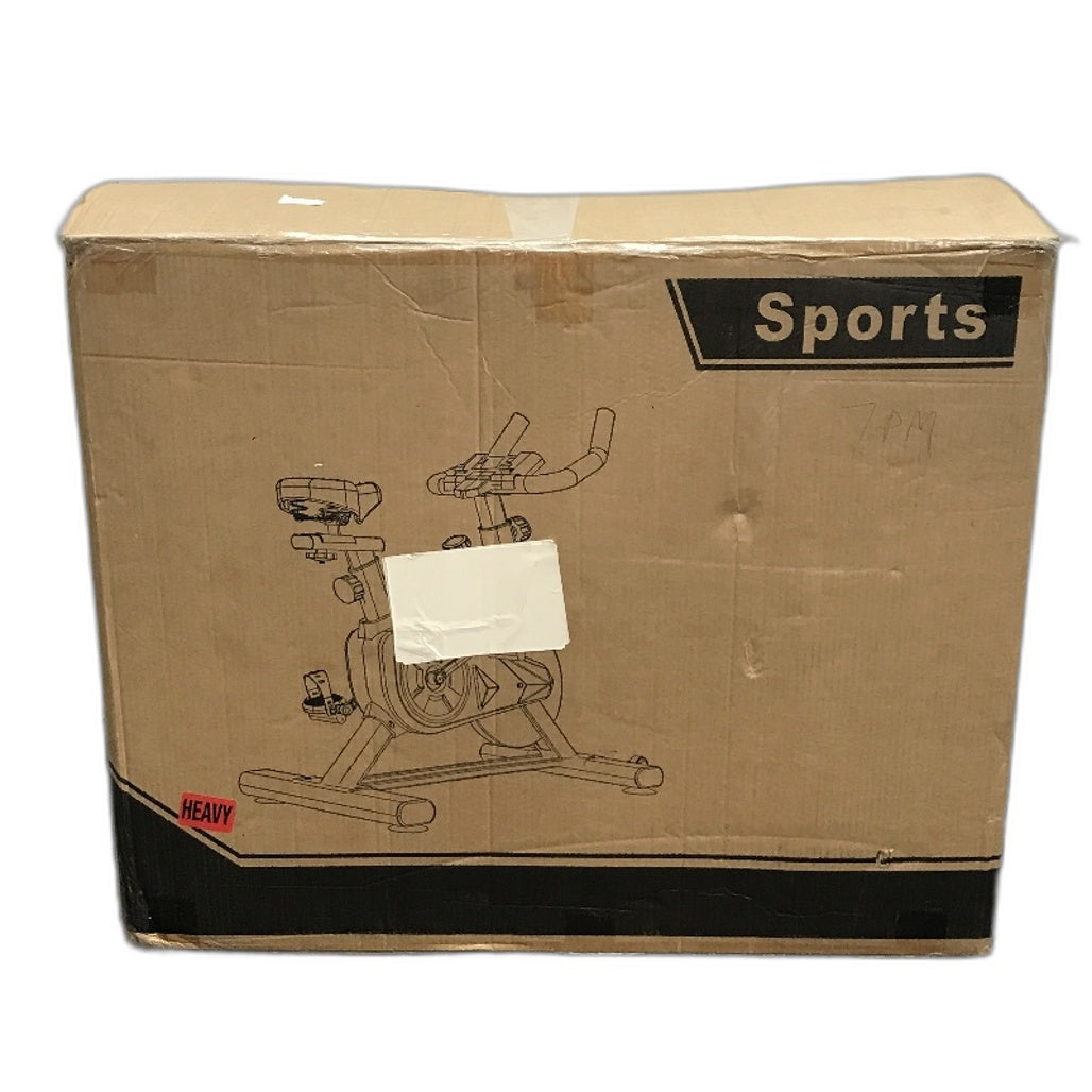 Exercise Bike Home Sport Fitness Adjustable Seat & Digital Watch Black & Red