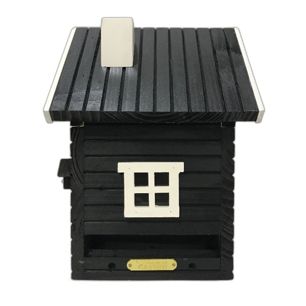Wildlife Garden Black Multiholk Bird Nesting Box & Bird Feeder Table NEW