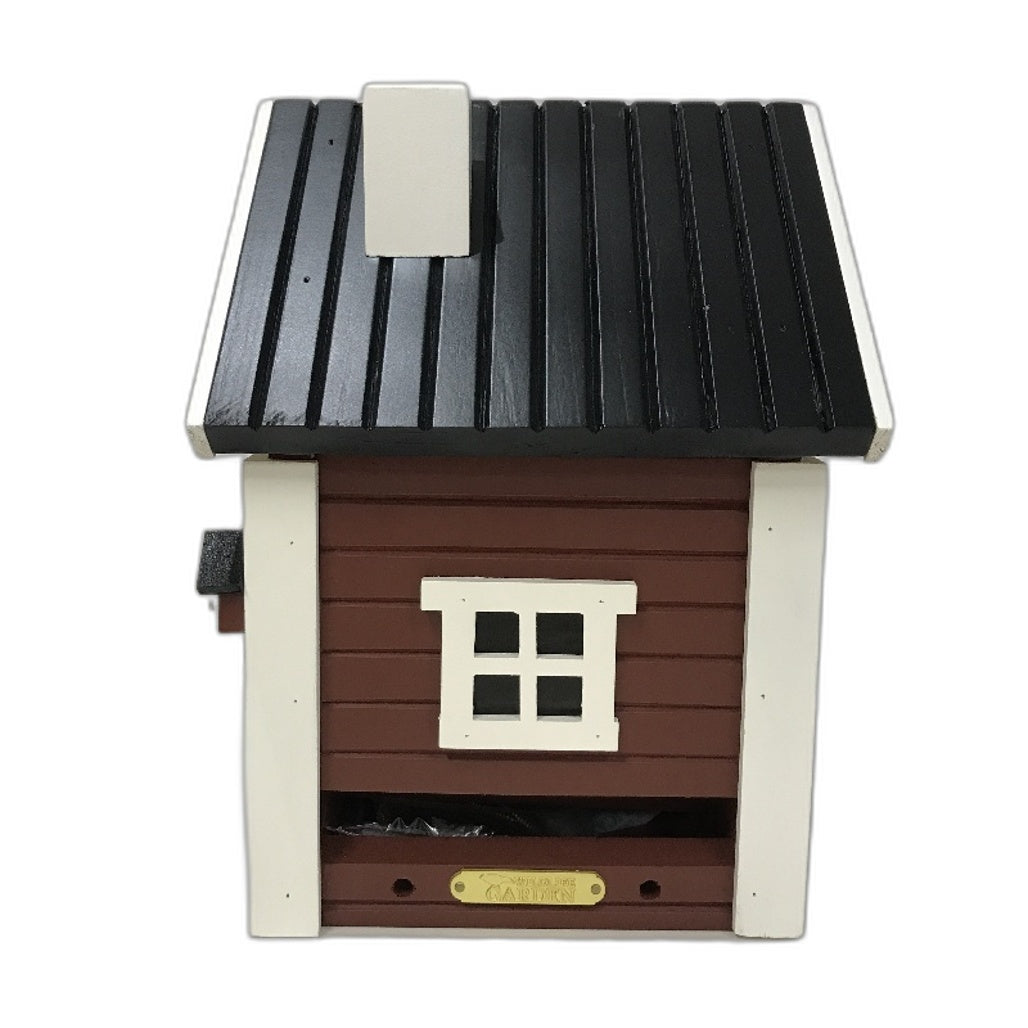 Wildlife Garden Red Multiholk Bird Nesting Box & Bird Feeder Table NEW