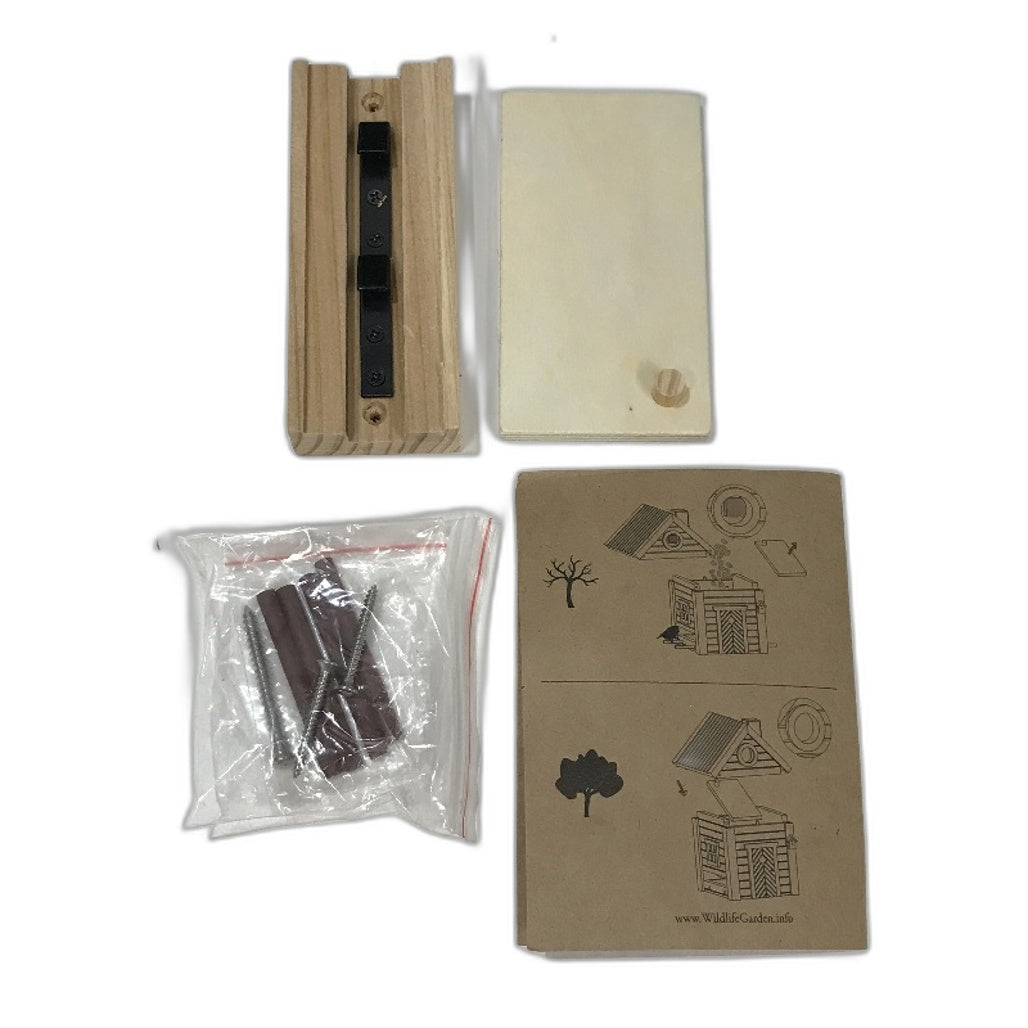 Wildlife Garden Red Multiholk Bird Nesting Box & Bird Feeder Table NEW