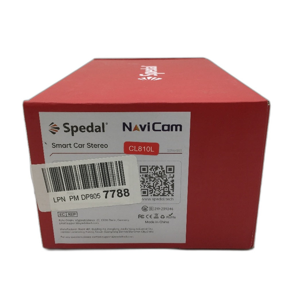 Spedal 9 Inch Touchscreen Portable GPS Tracker Smart Car Stereo CL810L NEW