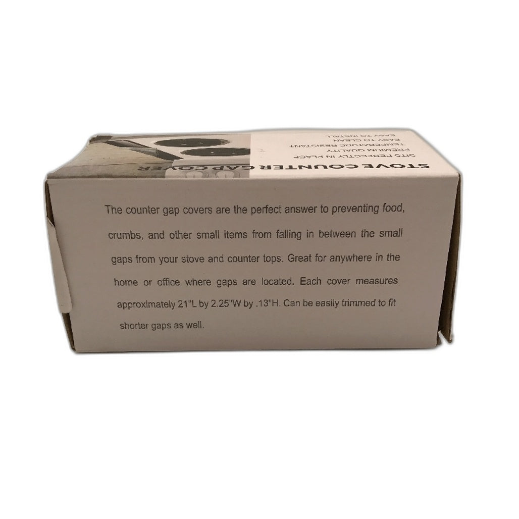 Silicone Heat Resistant Easy Clean Kitchen Stove Gap Cover Sealing 2 Pack NEW