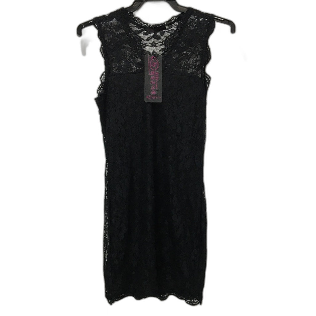 Xiye Fashion V Neck Sleeveless Lace Embroidered Lingerie Mini Dress Womens Sz M