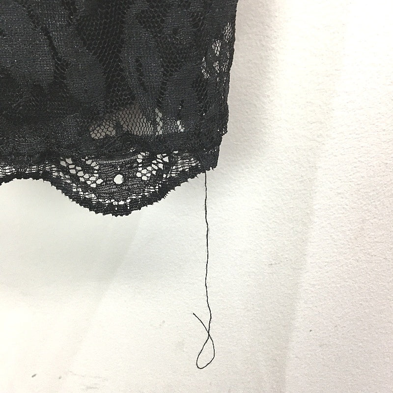 Xiye Fashion V Neck Sleeveless Lace Embroidered Lingerie Mini Dress Womens Sz M