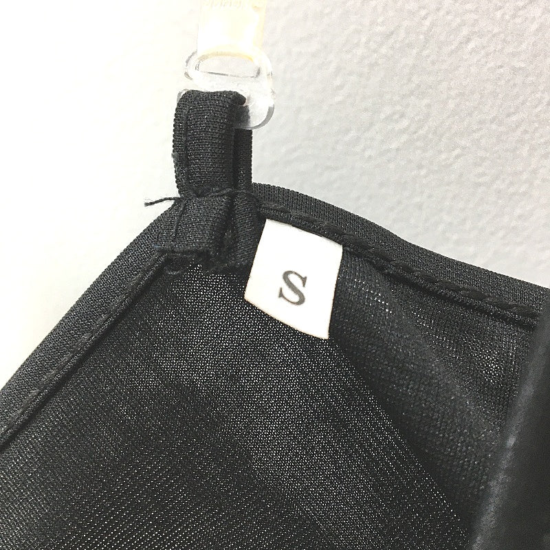 Wendy Tanic Black Bandeau Jumpsuit With Clear Invisible Straps Womens Size S