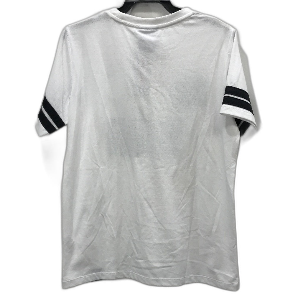 AFLW Collingwood Magpies 2020 Run-Out Tee White T-Shirt Ladies Size Large NEW