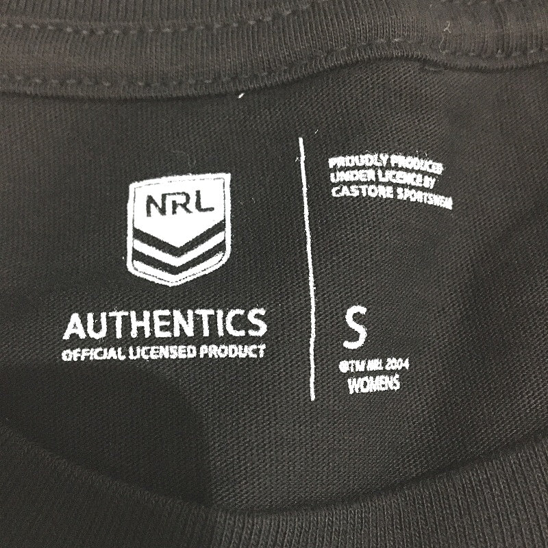 NRL Authentics 2022 Melbourne Storm 'Earned Not Given' T-Shirt Ladies Size Small