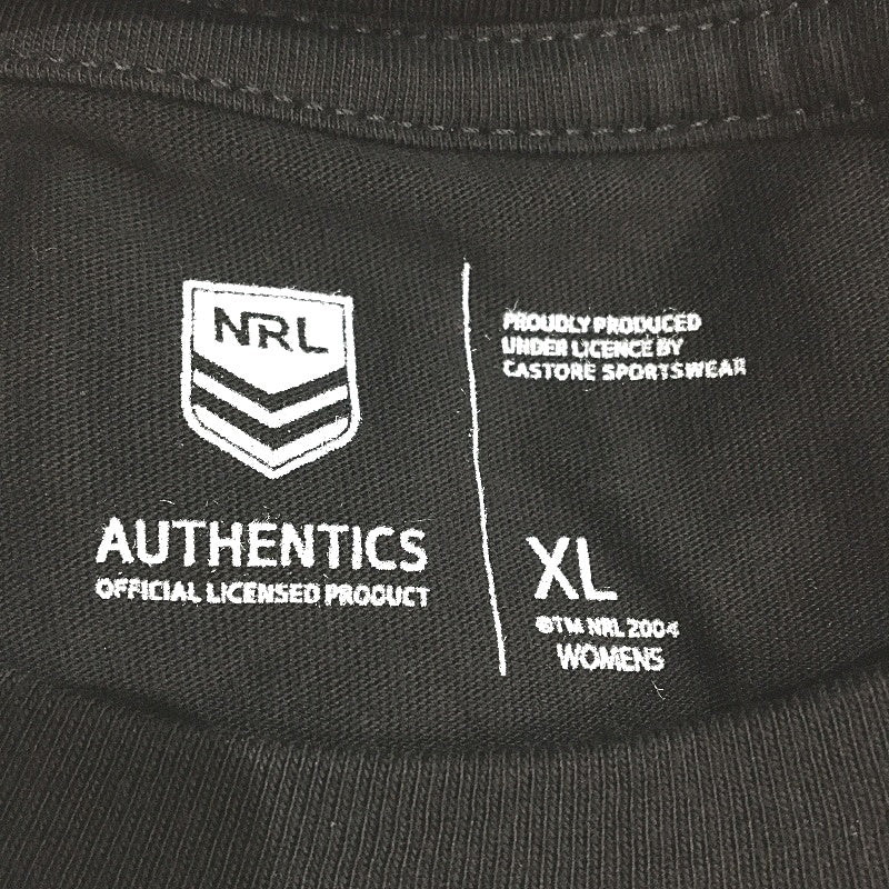 NRL Authentics 2022 Melbourne Storm 'Earned Not Given' T-Shirt Ladies Size XL