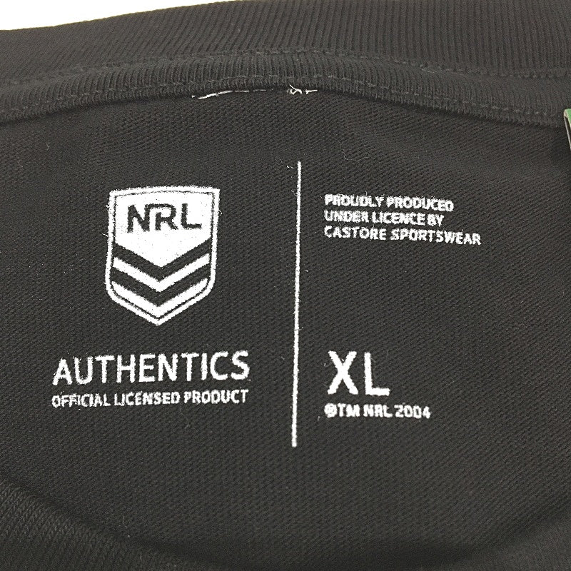 NRL Authentics 2022 Melbourne Storm 'Earned Not Given' Black T-Shirt Mens Sz XL