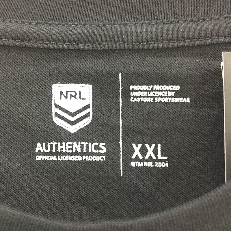 NRL Authentics 2022 Melbourne Storm 'Earned Not Given' Black T-Shirt Mens Sz 2XL