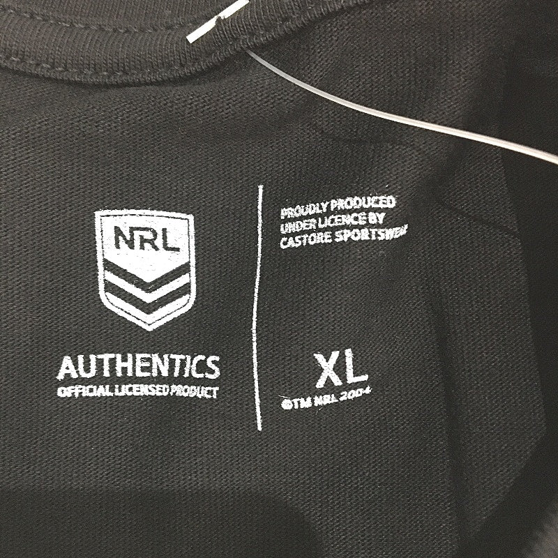 NRL Authentics 2023 Melbourne Storm 'Chase The Legacy' Black T-Shirt Mens Sz XL