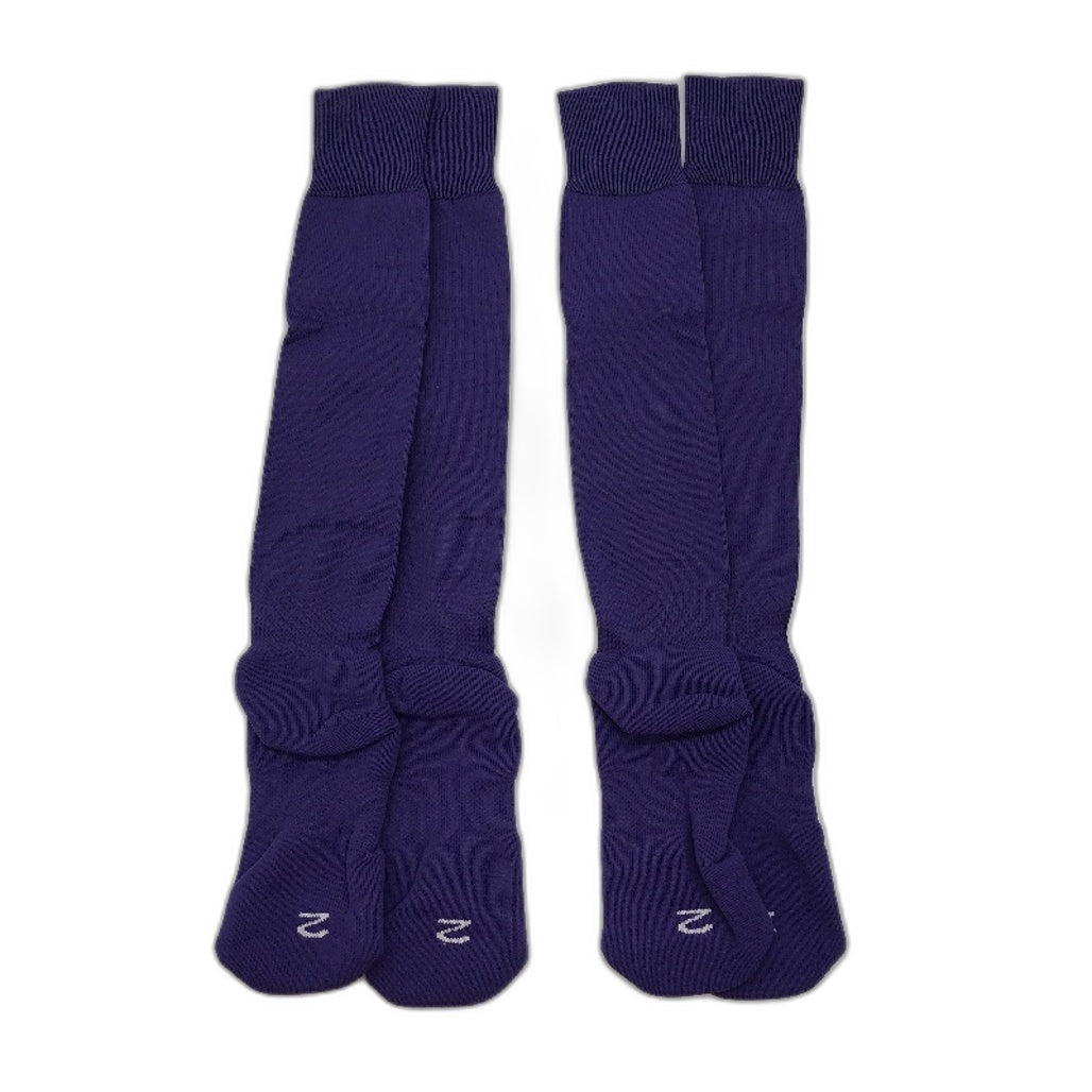 PUMA  2 Pack Violet & White Team II Football High Sock Youth Sz US 3.5-6 NEW
