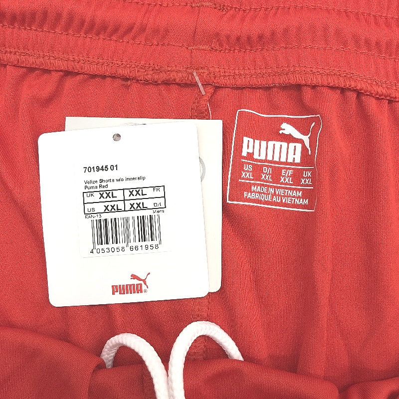 PUMA Red Verlize Shorts With Drawstring Elastic Waistband Training Shorts NEW
