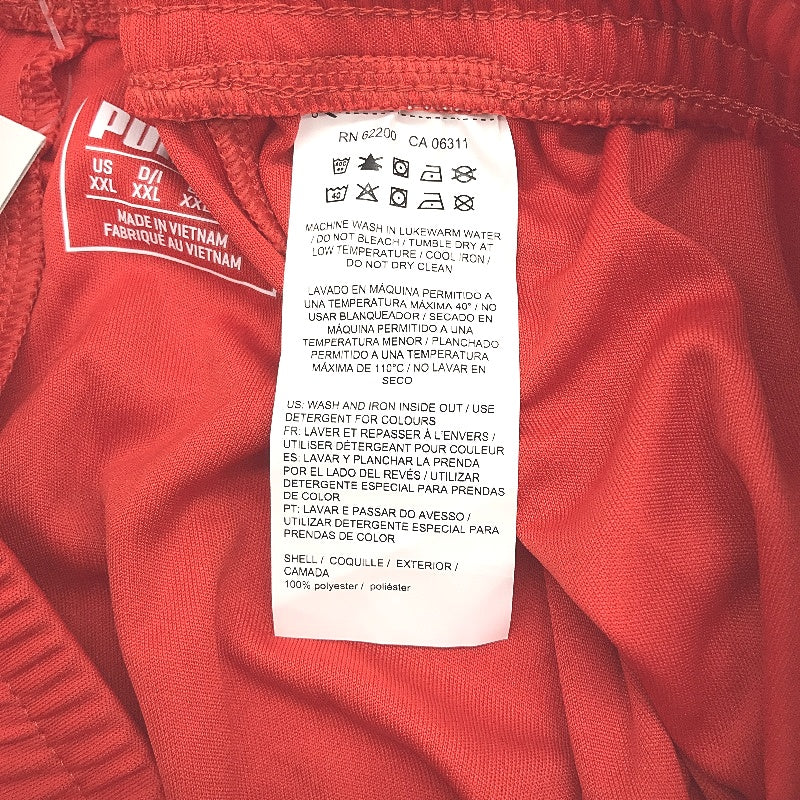 PUMA Red Verlize Shorts With Drawstring Elastic Waistband Training Shorts NEW