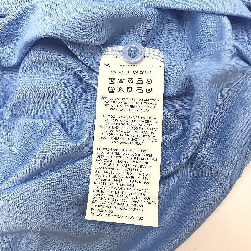 PUMA Junior Blue Ascension Training Short Sleeve Polo Shirt Youth Size L 11-12Y