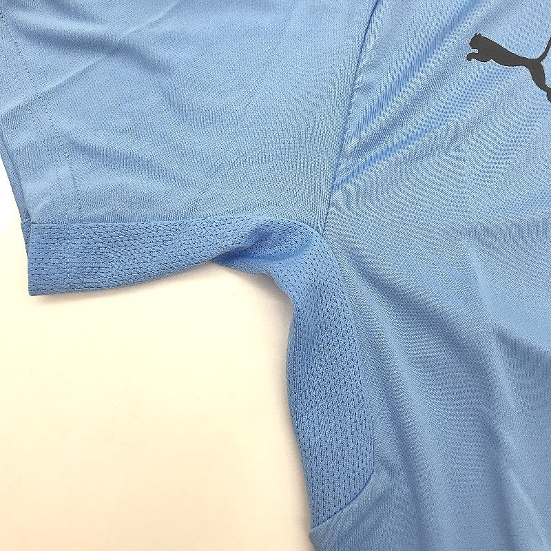 PUMA Junior Blue Ascension Training Short Sleeve Polo Shirt Youth Size L 11-12Y