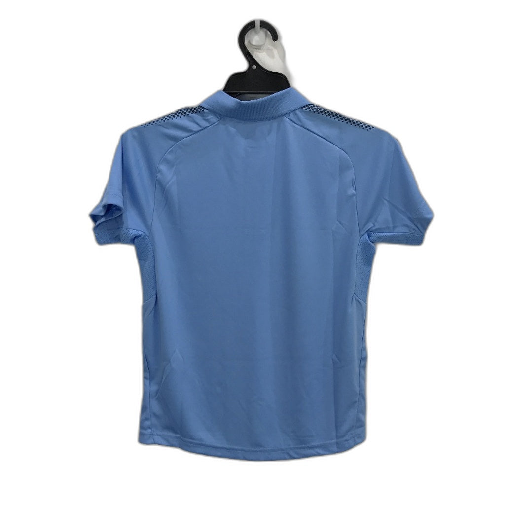 PUMA Junior Blue Ascension Training Short Sleeve Polo Shirt Youth Size S 7-8Y