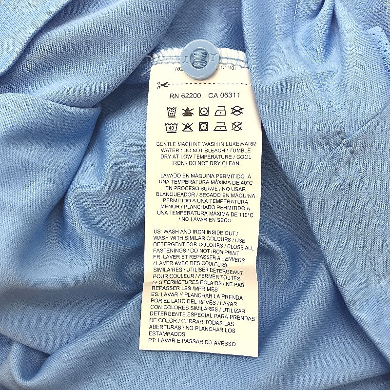 PUMA Junior Blue Ascension Training Short Sleeve Polo Shirt Youth Size S 7-8Y