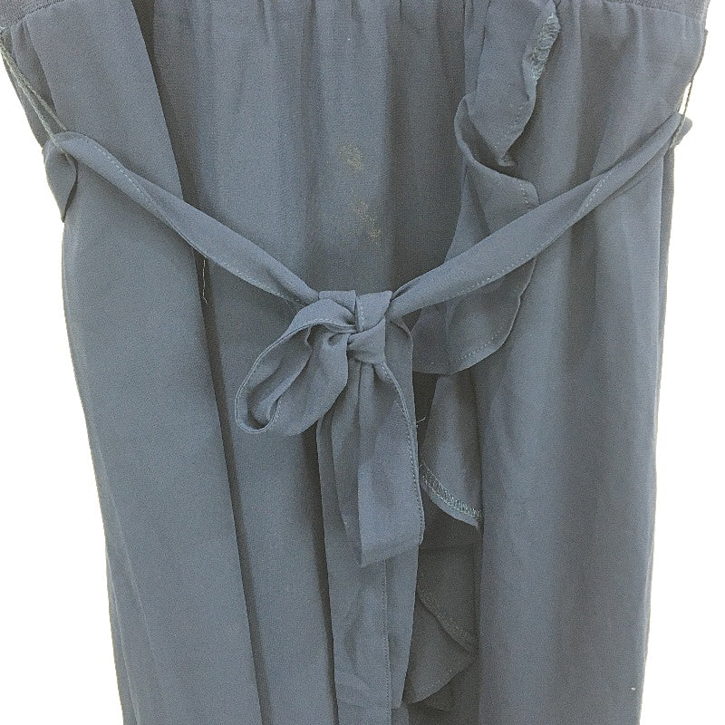 Portmans Navy Blue Charli Knit Woven Midi Dress Ladies Size M NEW