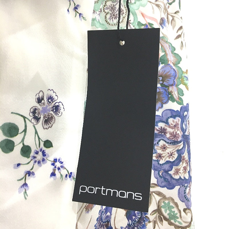 Portmans White & Floral Coral Sea Sateen Skirt Ladies Size 8 NEW