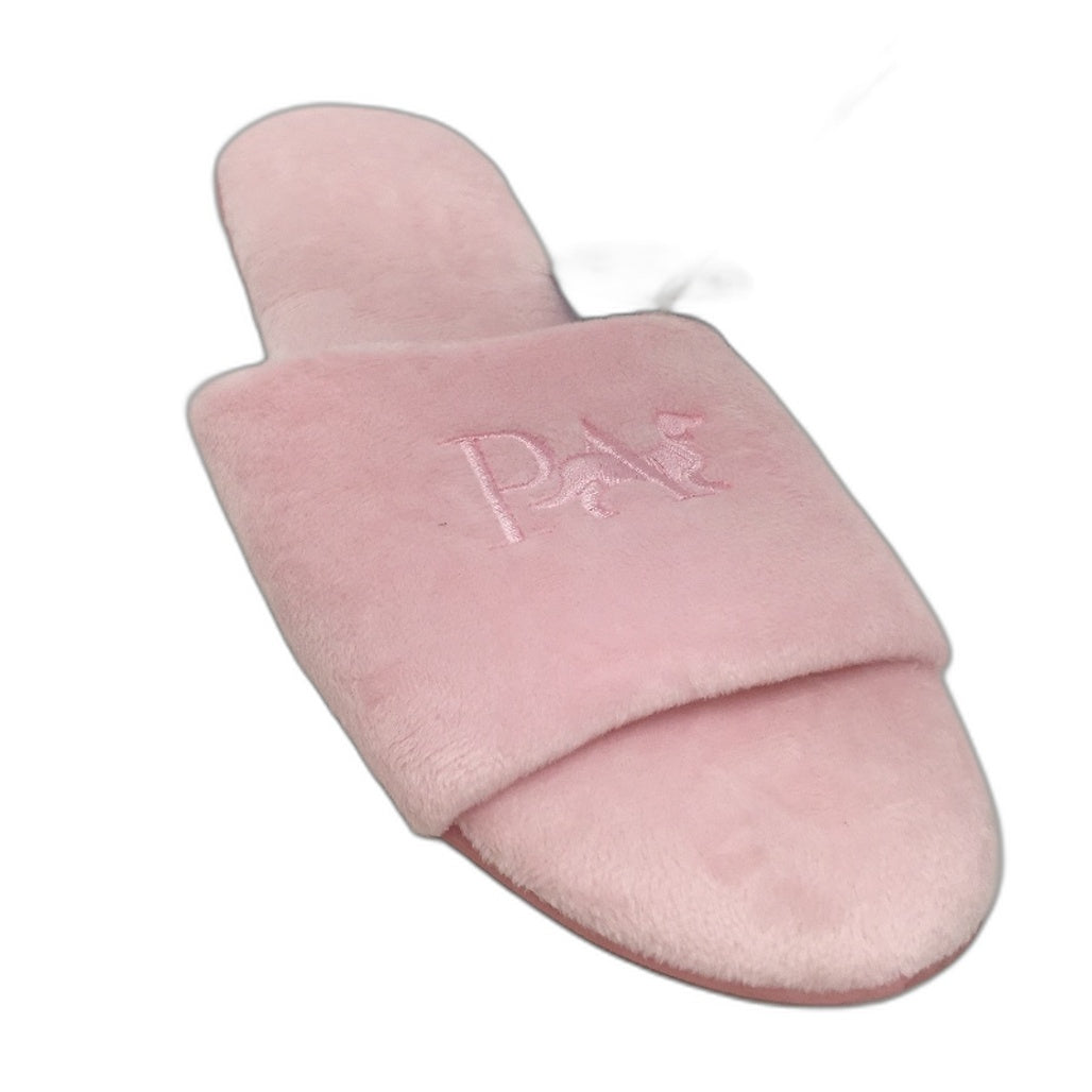 Peter Alexander Pink Soft Penny Logo Slide Slippers Ladies Sz Medium AU 7-8 NEW