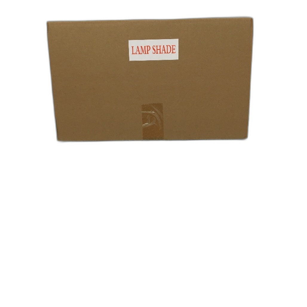 Corner Display Modern Floor Lamp With Wood Finish Shelves E27 LED Bulb Included