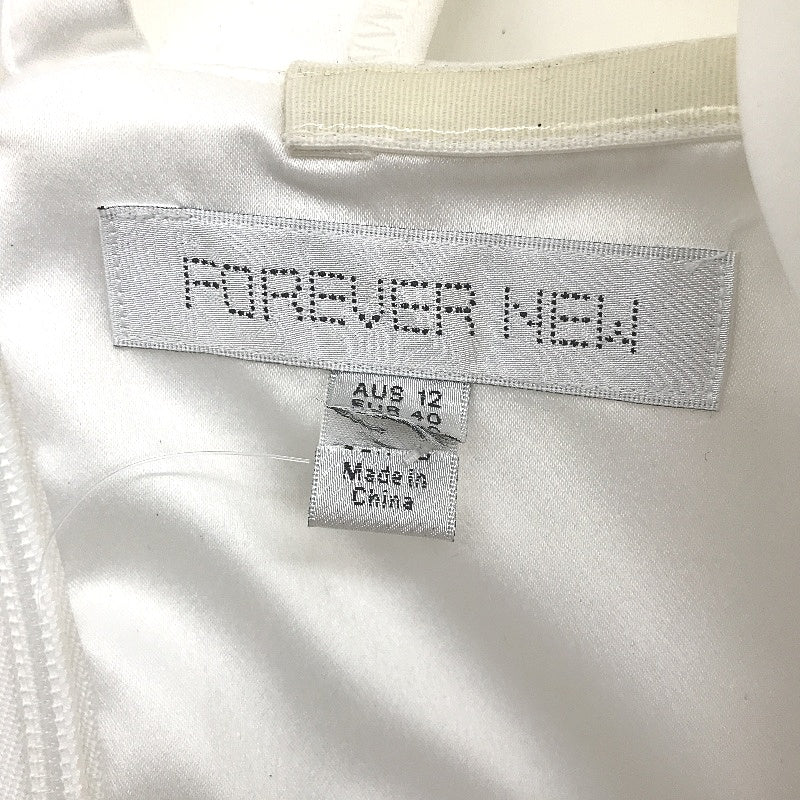 Forever New Cream Double Ruffle Sleeve Classy Jumpsuit Ladies Size AU 12 NEW