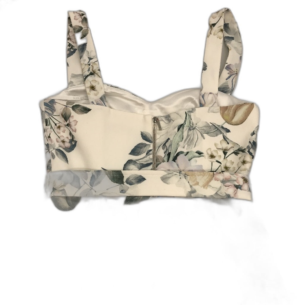 Forever New Floral Patterned Belted Bodycon Mini Dress Ladies Size AU 6 NEW