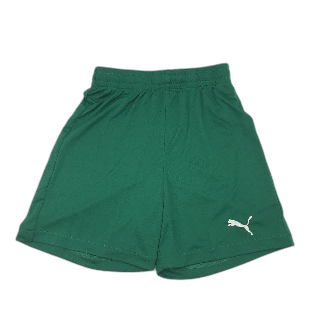 PUMA  Green Velize Lightweight Training Shorts Without Innerslip Youth Size M