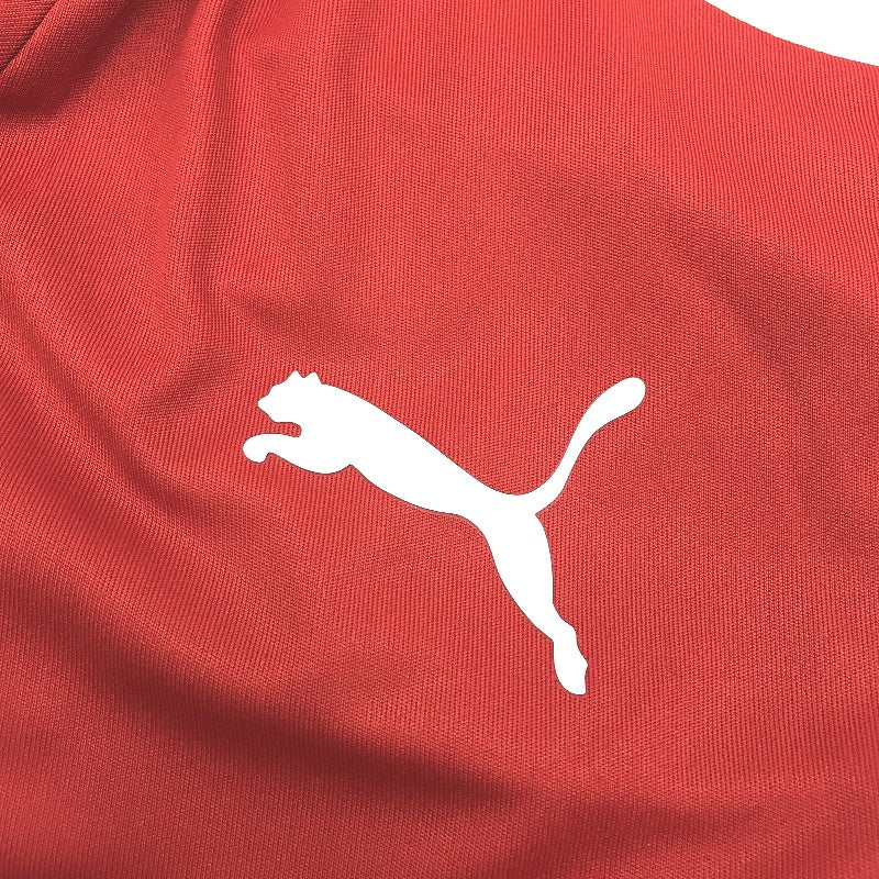 PUMA  LIGA  Jersey Red & White Sports T Shirt Training Top Mens Size XS