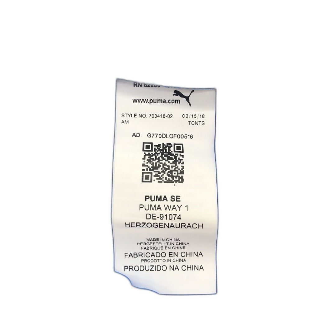 PUMA Junior LIGA  Jersey Electric Blue & White Training Top Youth Size XS 5-6Y