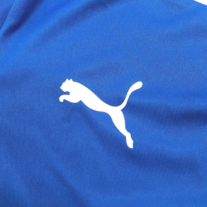 PUMA Junior LIGA  Jersey Electric Blue & White Training Top Youth Size XS 5-6Y