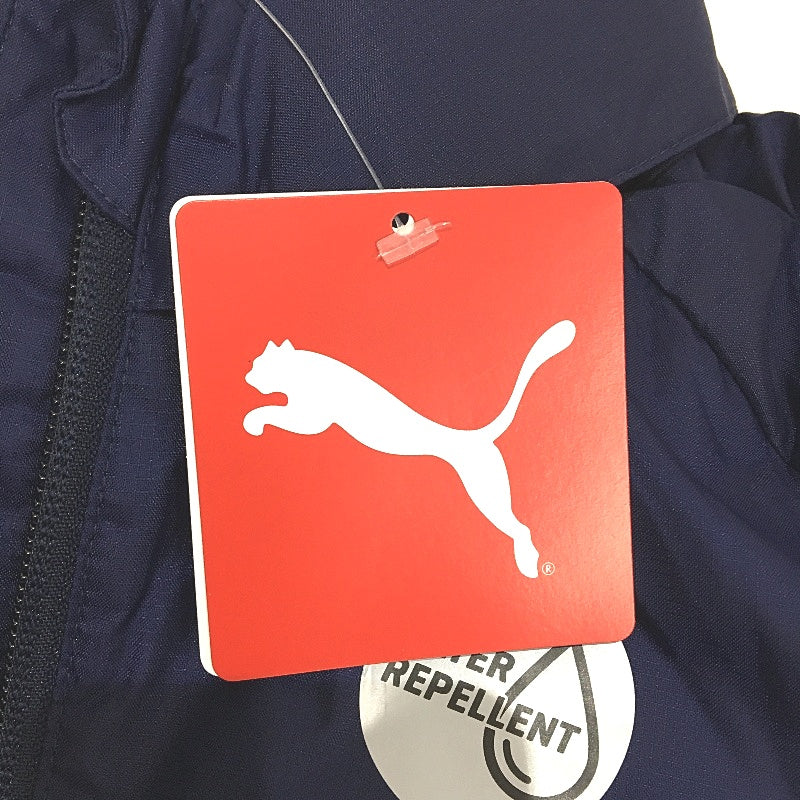 PUMA Junior Dark Blue LIGA Water Repellent Core Rain Jacket Youth Size S 7-8Y