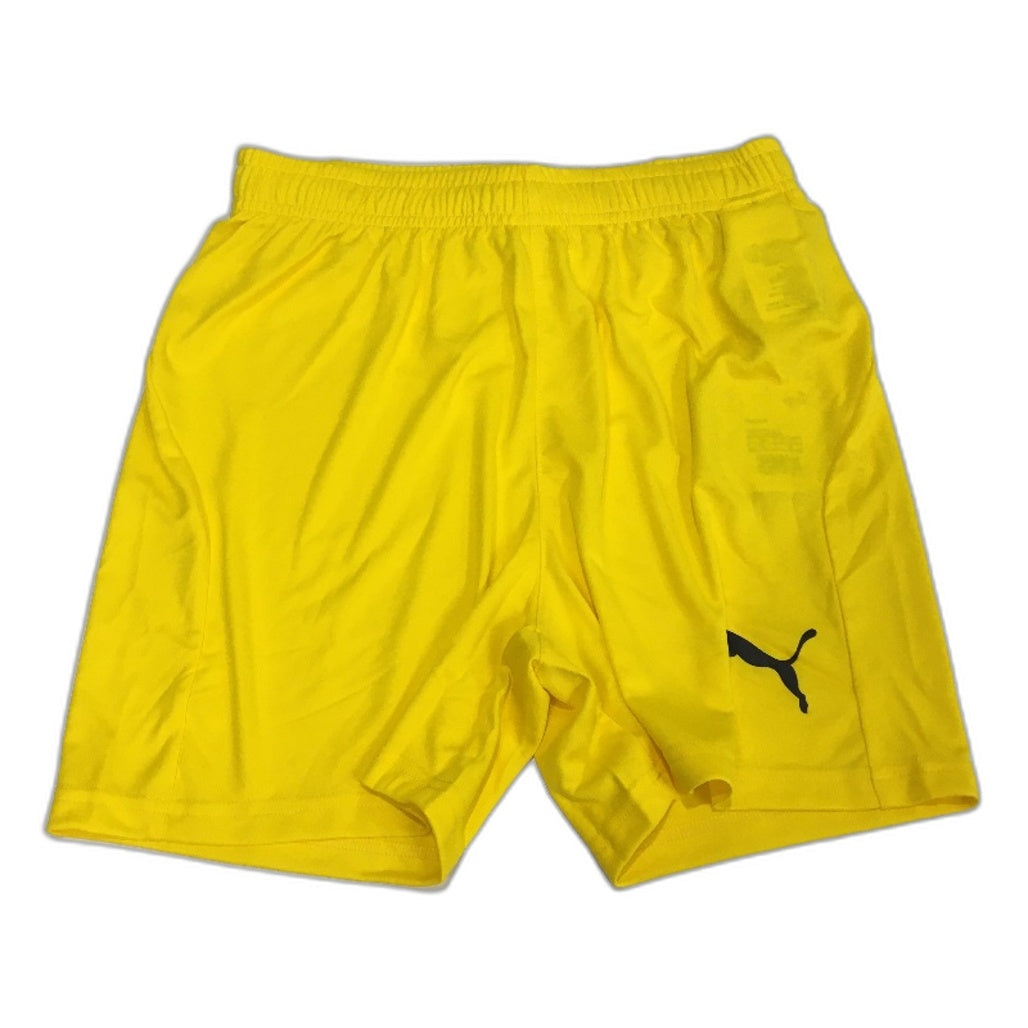 PUMA Junior Cyber Yellow LIGA Core Sports Training Shorts Youth Size XL 13-14Y