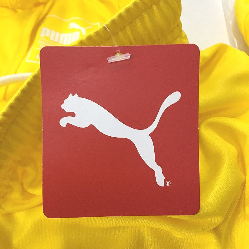 PUMA  Junior Cyber Yellow LIGA Core Sports Training Shorts Youth Size XS 5-6Y