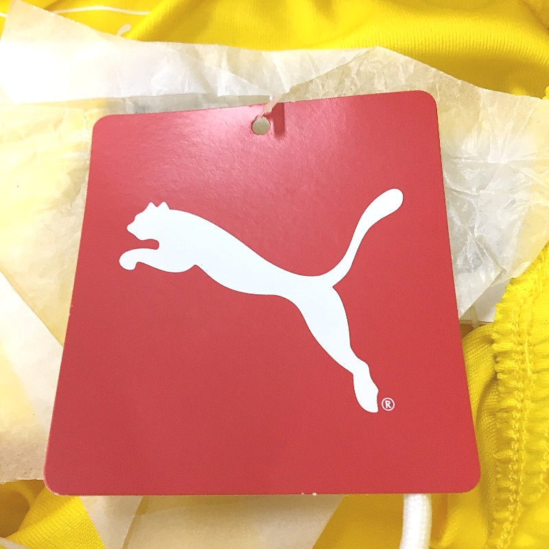 PUMA Junior Cyber Yellow LIGA Core Sports Training Shorts Youth Size S 7-8Y NEW