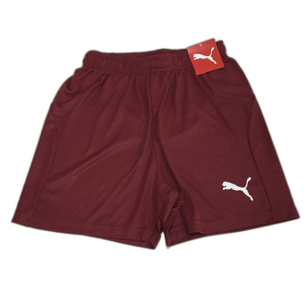 PUMA Junior Burgundy LIGA Core Sports Training Shorts Youth Size XL 13-14Y