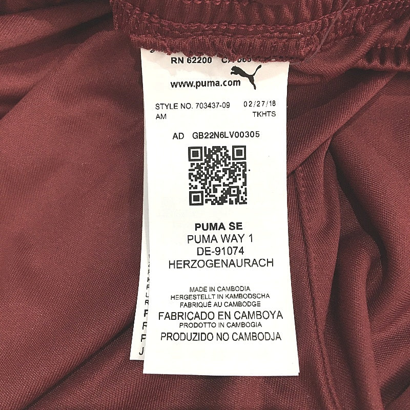 PUMA Junior Burgundy LIGA Core Sports Training Shorts Youth Size XL 13-14Y