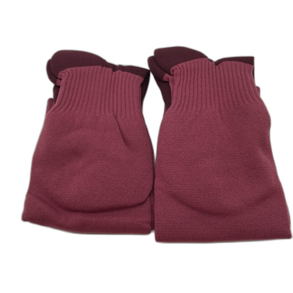 PUMA 2 Pack Magenta Kids Football Soccer High Socks Youth Size 1 US 13-3 NEW