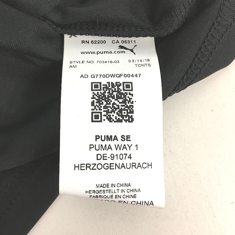 PUMA Junior Black LIGA Jersey Short Sleeve Training Tshirt Kids Size XS 5-6Y