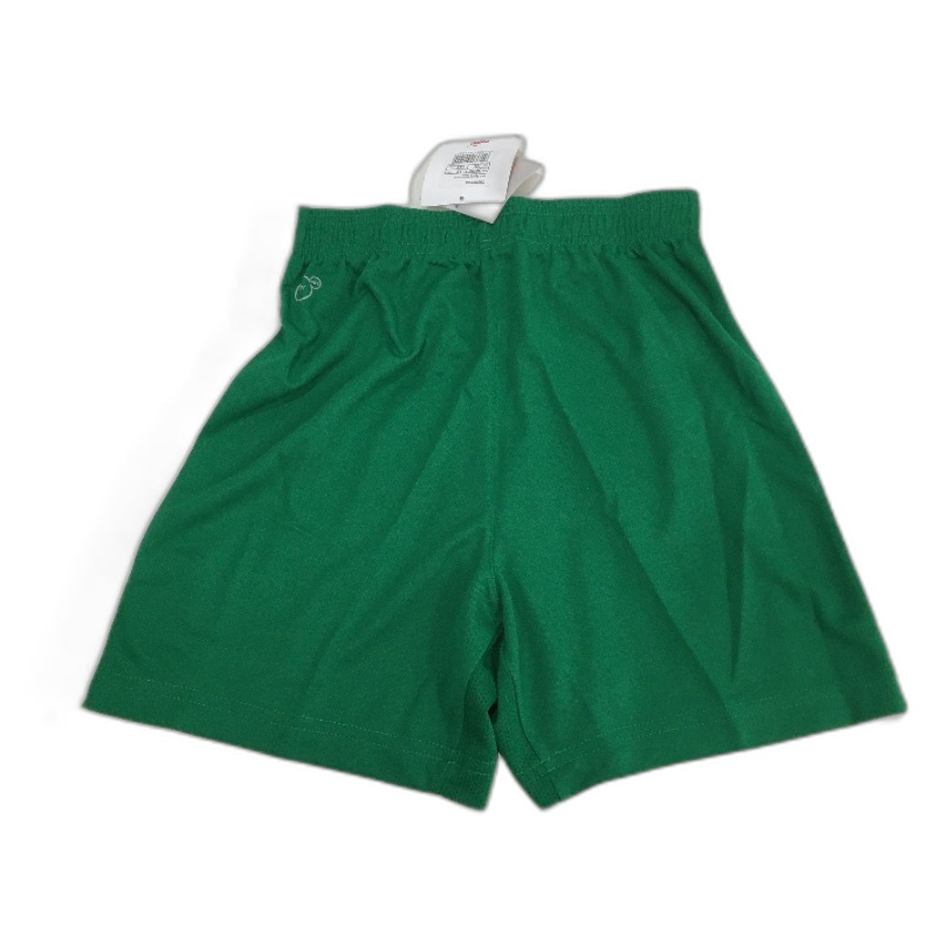 PUMA Junior Green & White Pitch Shorts Without Brief Kids Youth Size L /152 NEW