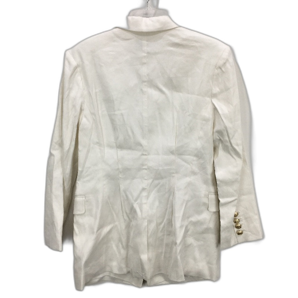 Preview White Lined Single Button Shoulder Pad Blazer Jacket Womens Size 10 NEW