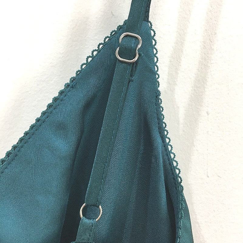 Dotti Summer Teal Green Claudia Soft Satin Slip Dress Ladies Size 14 NEW