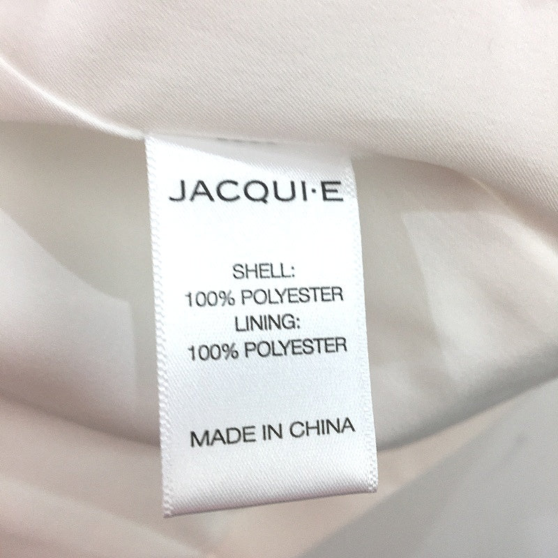 Jacqui E Milk White Button Detail Crepe Blazer Ladies Size 10 NEW