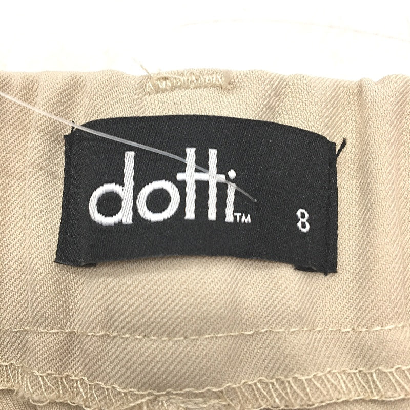 Dotti Beige Full Length Cara Straight Wide Leg Pants Ladies Size 8 NEW